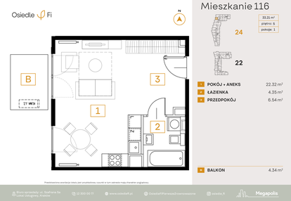 Mieszkanie w inwestycji: Osiedle Fi bud. 22, 24