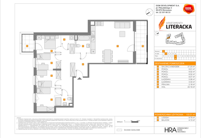 Mieszkanie w inwestycji: Apartamenty Literacka etap 2.3