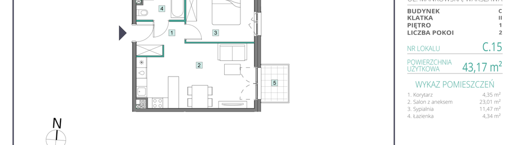 Mieszkanie w inwestycji: Osiedle Salvia