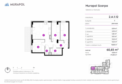 Mieszkanie w inwestycji: Murapol Scarpa