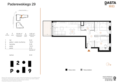 Mieszkanie w inwestycji: Paderewskiego 29