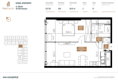 Mieszkanie w inwestycji: Global Apartments