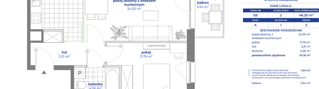 Mieszkanie w inwestycji: Osiedle Kołłątajówka