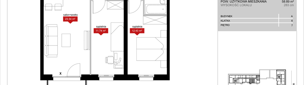 Mieszkanie w inwestycji: Atrium - Nowy Szczepin