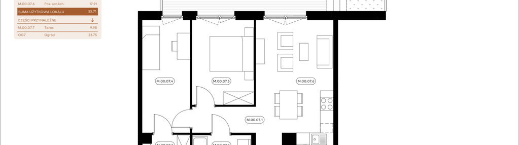 Mieszkanie w inwestycji: Białoprądnicka Park