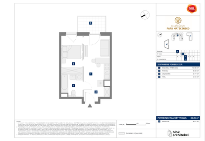 Mieszkanie w inwestycji: Apartamenty Park Matecznego Etap 1