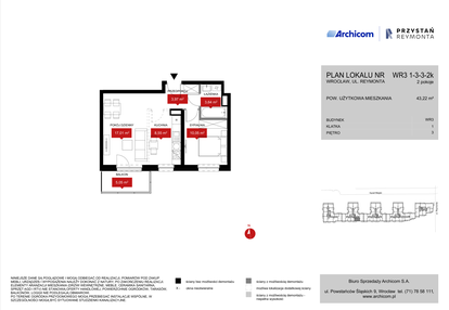 Mieszkanie w inwestycji: Przystań Reymonta etap II