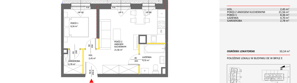 Mieszkanie w inwestycji: Piastova Osada