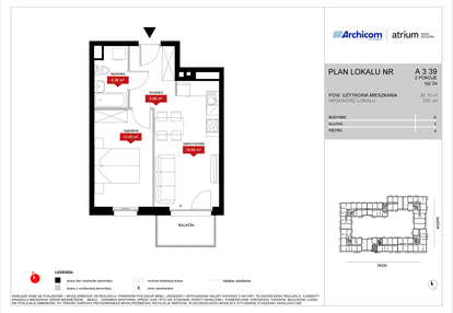 Mieszkanie w inwestycji: Atrium - Nowy Szczepin