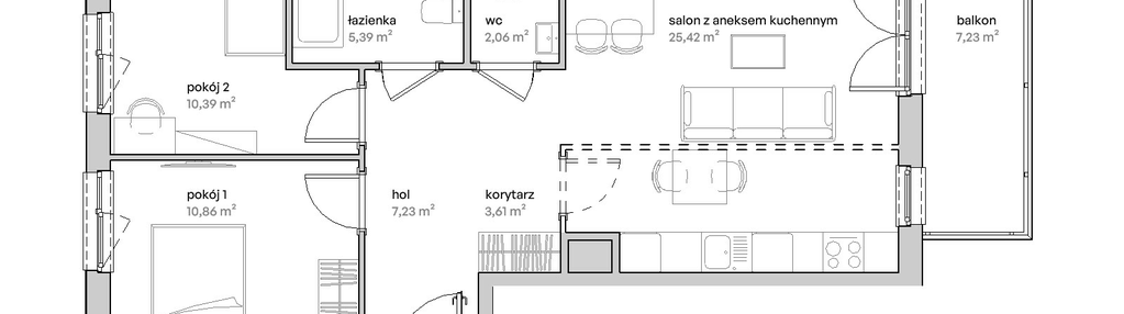 Mieszkanie w inwestycji: Unii Lubelskiej Vita