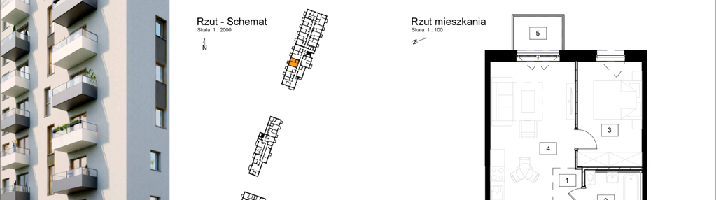 Mieszkanie w inwestycji: Osiedle Kochanowskiego - Gliwice