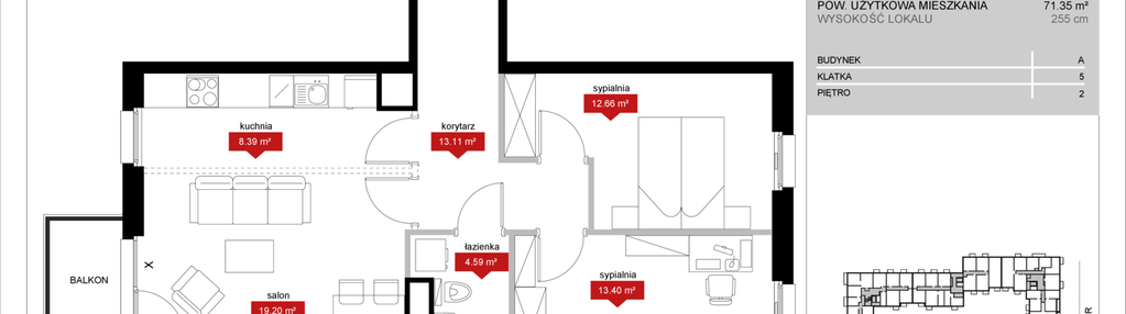 Mieszkanie w inwestycji: Atrium - Nowy Szczepin