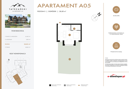 Mieszkanie w inwestycji: Tatrzański Resort