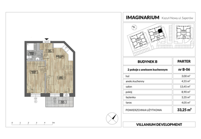 Mieszkanie w inwestycji: Imaginarium Kazuń Nowy - bud. B