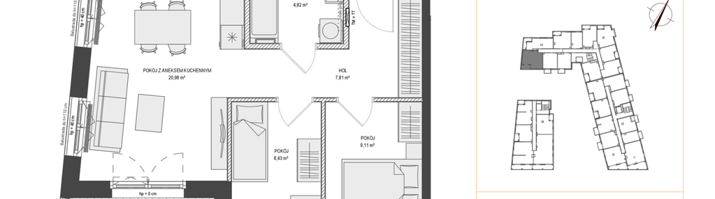 Mieszkanie w inwestycji: Zajezdnia Motława
