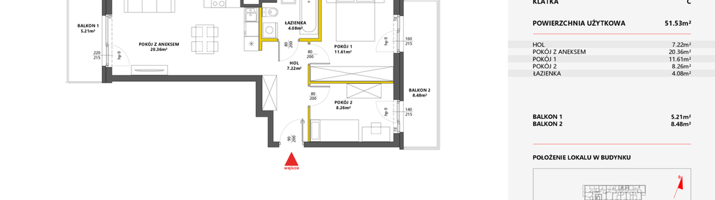 Mieszkanie w inwestycji: Metro Art 6