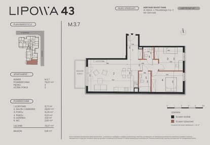 Mieszkanie w inwestycji: Lipowa 43