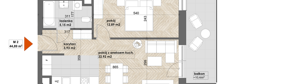 Mieszkanie w inwestycji: Apartamenty Śródmieście