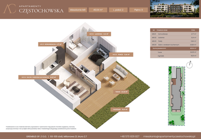 Mieszkanie w inwestycji: Apartamenty Częstochowska