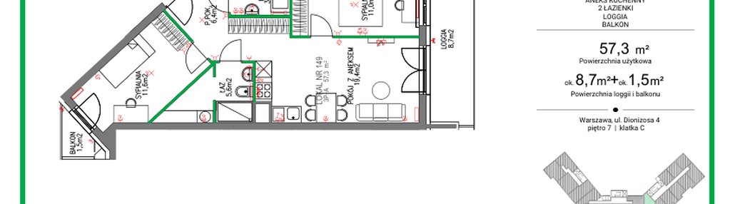 Mieszkanie w inwestycji: Comfort City Szmaragd