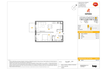 Mieszkanie w inwestycji: Osiedle Rapsodia etap 3