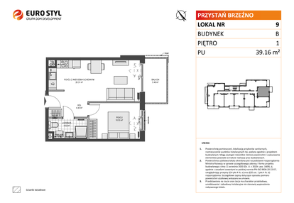 Mieszkanie w inwestycji: Przystań Brzeźno etap 1.2