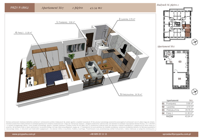 Mieszkanie w inwestycji: Przy Parku etap II