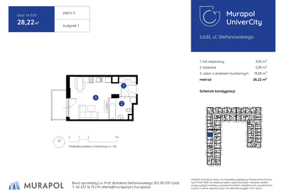 Mieszkanie w inwestycji: Murapol UniverCity
