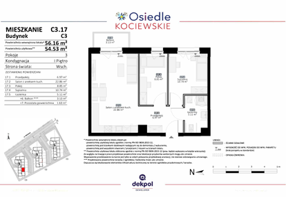 Mieszkanie w inwestycji: Osiedle Kociewskie etap III