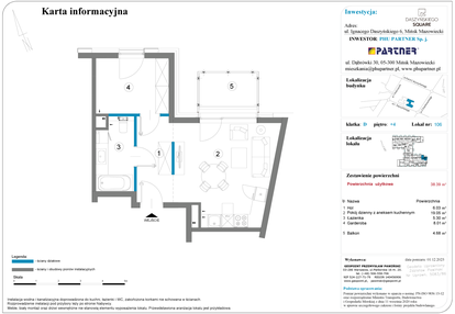 Mieszkanie w inwestycji: Daszyńskiego Square etap 2