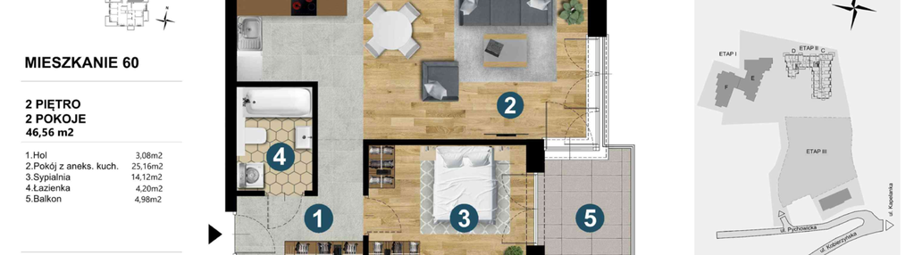 Mieszkanie w inwestycji: Kapelanka-Pychowicka Etap II