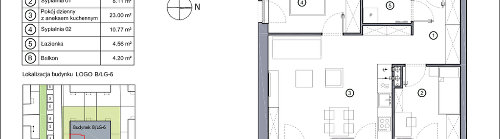 Mieszkanie w inwestycji: os. Linea w Buku