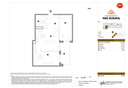 Mieszkanie w inwestycji: Apartamenty nad Oławką etap II