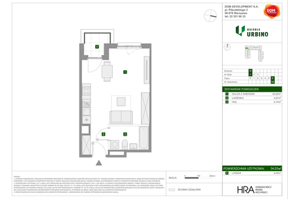 Mieszkanie w inwestycji: Osiedle Urbino etap 1.4