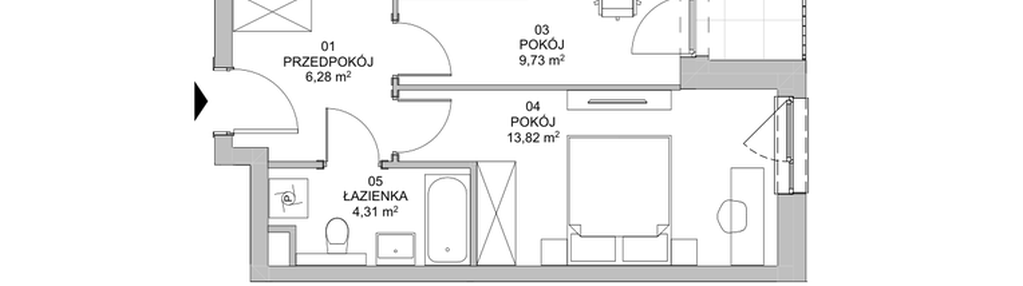 Mieszkanie w inwestycji: Francuska Park VIIIA