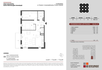 Mieszkanie w inwestycji: CUKROWNIA