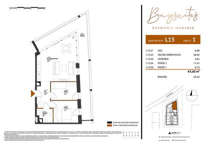 Mieszkanie w inwestycji: Baysuites