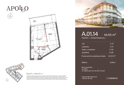 Mieszkanie w inwestycji: Apollo Residence