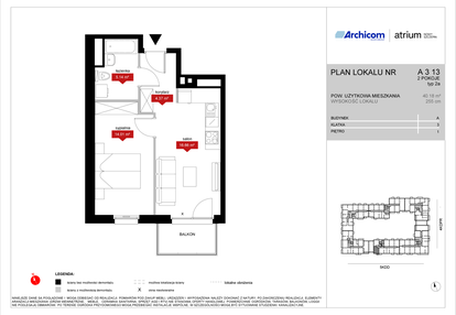 Mieszkanie w inwestycji: Atrium - Nowy Szczepin