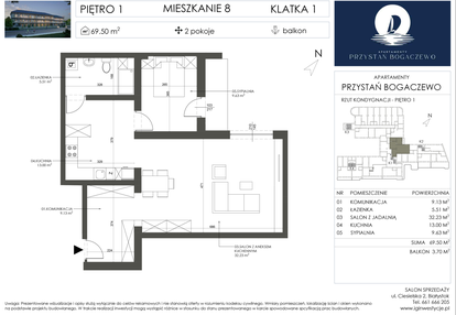 Mieszkanie w inwestycji: Przystań Bogaczewo