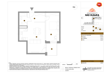 Mieszkanie w inwestycji: Apartamenty nad Oławką etap II