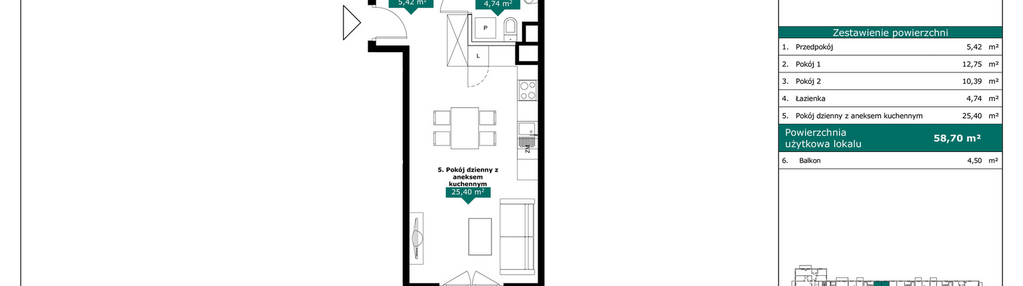 Mieszkanie w inwestycji: Milczańska 18