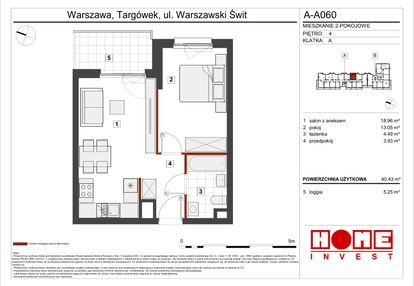 Mieszkanie w inwestycji: Warszawski Świt etap VII