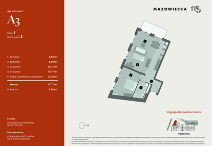 Mieszkanie w inwestycji: Mazowiecka 115