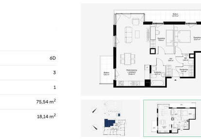 Mieszkanie w inwestycji: Jaśminowy Mokotów etap VI