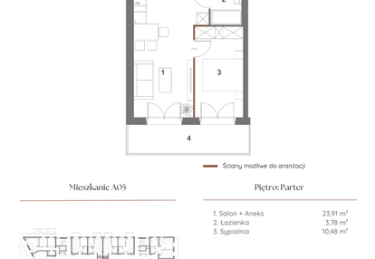 Mieszkanie w inwestycji: Dąbrowskiego 9