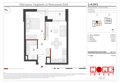Mieszkanie w inwestycji: Warszawski Świt etap XII