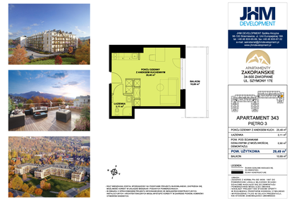 Mieszkanie w inwestycji: Apartamenty Zakopiańskie