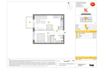 Mieszkanie w inwestycji: Apartamenty Kamieńskiego