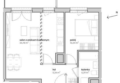 Mieszkanie w inwestycji: Unii Lubelskiej Vita